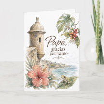 Papá Gracias Por Tanto Porto Rico Fête des Pères