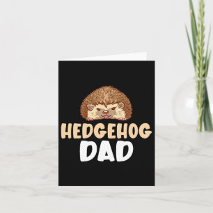 Carte Papa Hérisson Propriétaire D'animal Mignon Fête De