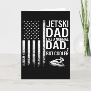 Carte Papa Jetski Fête des Pères Papa Conducteur de Jet