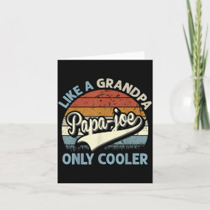 Carte Papa-Joe comme un grand-père mais en plus cool Fêt