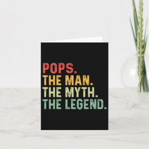 Carte Papa L'Homme Le Mythe La Légende Cadeau de la Fête