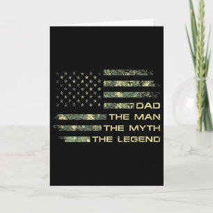 Carte Papa l'homme le mythe la légende Fête des pères Ca