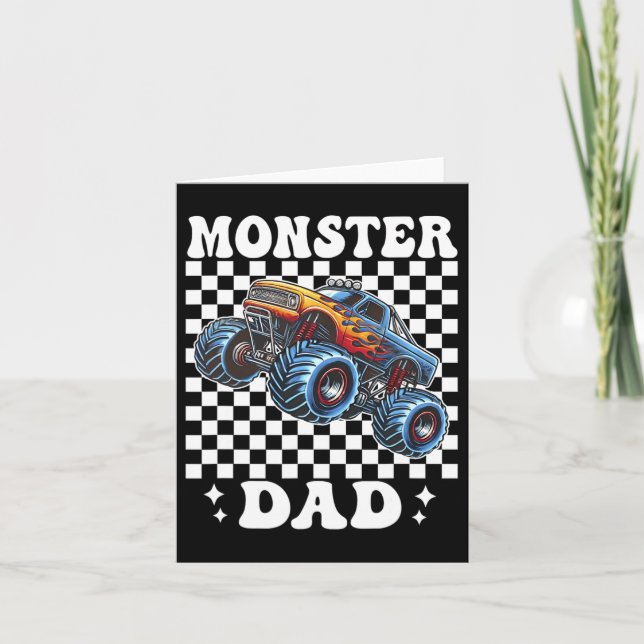 Carte Papa Monster Truck Monster Truck Est Mon Jam Camio (Devant)