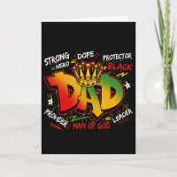 Papa Noir Drogue Juneteenth Fête des Pères Roi Noi