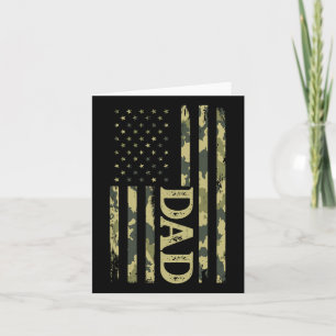 Carte Papa patriotique Usa Fête des pères Drapeau améric