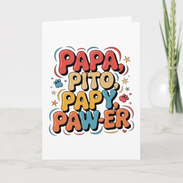 Carte Papa Pito Pappy Pawer (Devant)