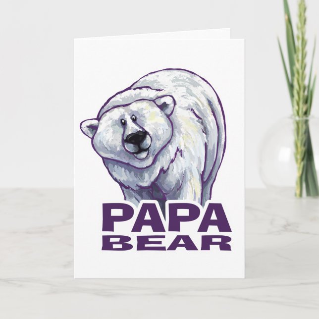Carte Papa Polar Bear (Devant)