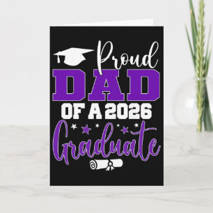 Carte Papa Senior 2026 Fier Papa D'un Cl De 2026 Diplômé