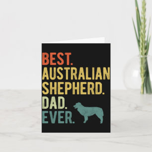 Carte Papa Shepherd Australien pour hommes Papa Fête des