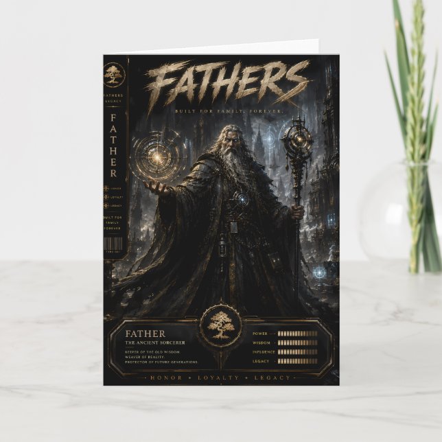 Carte Papa Sorcier Ancien (Devant)