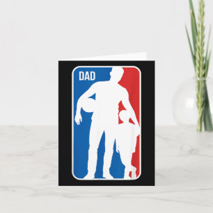 Carte Papa Sports Baseball Papa Fils Silhouette Fête des