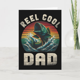 Carte Papa super cool pêche Papa Fête des Pères Pêcheur