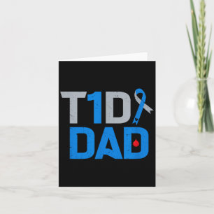 Carte Papa T1d Sensibilisation au diabète Soutien Lutte