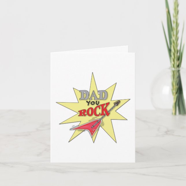 Carte Papa tu déchires (Devant)