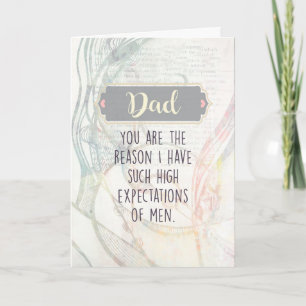 Carte Papa, tu es la raison pour laquelle j'ai des atten