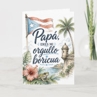 Papa Tu Es Ma Fierté Boricua Fête Des Pères