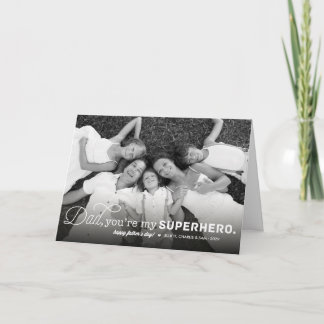 Carte Papa Tu Es Mon Super-héros Bonne Fête Des Pères Ph