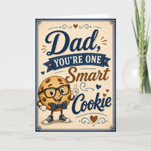 Carte Papa Tu Es Un Biscuit Intelligent
