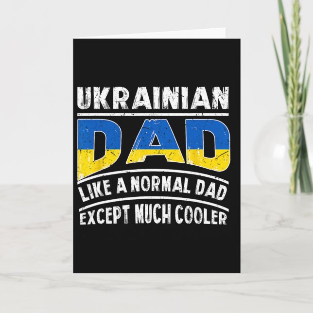 Carte Papa ukrainien comme un normal sauf beaucoup plus  (Devant)