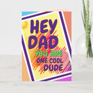 Carte PAPA - Un type cool