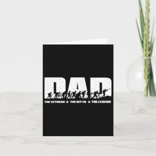 Carte Papa Vétérinaire Mythe Légende Fête des pères Papa