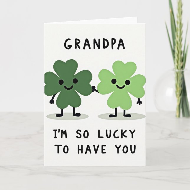 Carte Papapi Clover Chanceux (Devant)