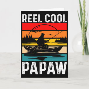 Carte Papaw super cool pêche Fête des Pères pour hommes