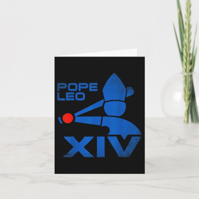 Carte Pape Léon Xiv Da Pape Pape Léon 14 Baseball  (Devant)