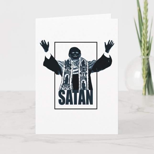 Carte Pape SATAN (Devant)