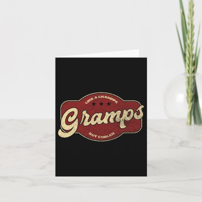 Carte Papi comme un grand-père mais plus cool  (Devant)