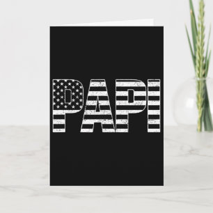 Carte Papi patriotique Usa Fête des Pères Drapeau améric