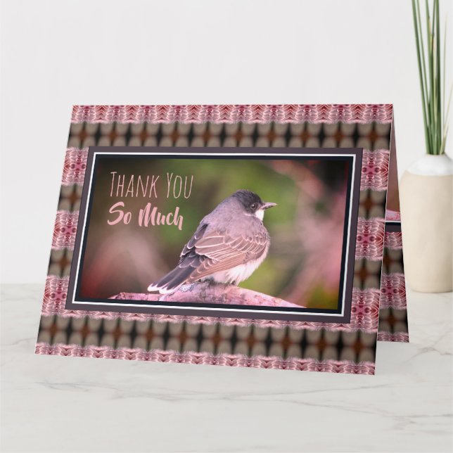 Carte papier Merci réfléchie (Devant)