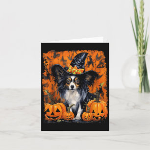 Carte Papillon Chien Halloween