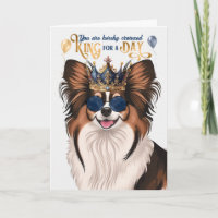 Papillon Dog King pour un anniversaire d'une journ