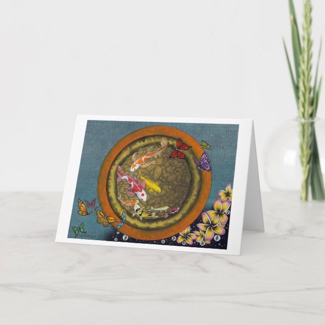 Carte Papillon Dream VI (I Ching Pot Pot Poisson) (Devant)
