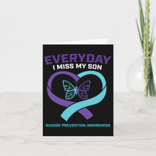 Carte Papillon En Mémoire Affectueuse Fils Prévention Du