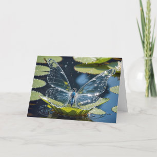 Carte Papillon En Verre Pour Anniversaire