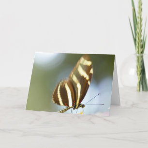 Carte "Papillon flou".Carte de voeux