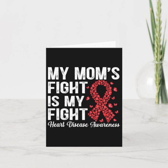 Carte Papillon Le combat de ma mère est mon combat Malad (Devant)