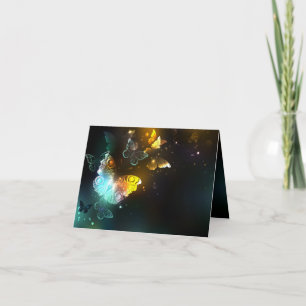 Carte Papillon lumineux et papillons de nuit