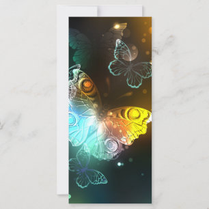 Carte Papillon lumineux et papillons de nuit