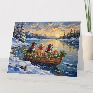 Carte Papillon Noël Bateau Fêtes
