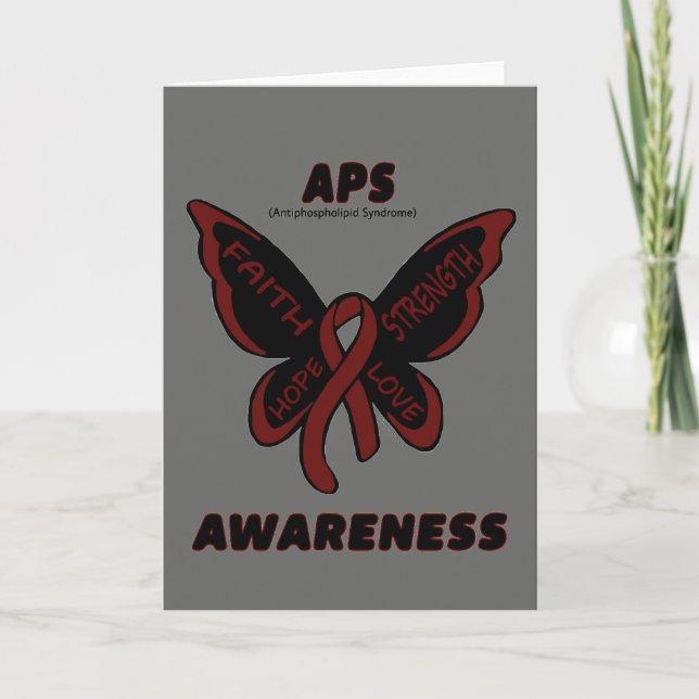 Carte Papillon/sensibilisation...APS (Devant)