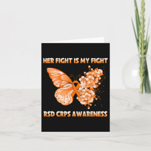 Carte Papillon Son combat est mon combat Rsd Crps sensib