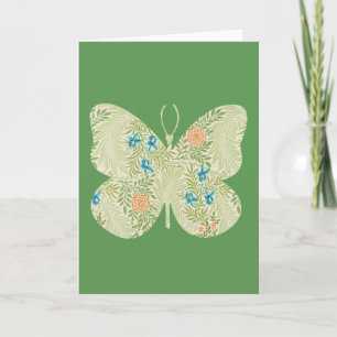 Carte Papillon Vintage Floral Card Series 6