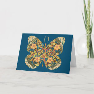 Carte Papillon Vintage Flore Tapestry Card Series 10