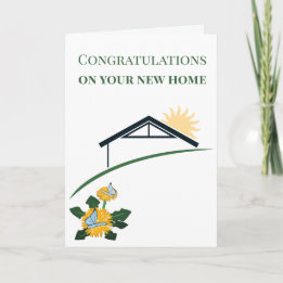 Carte Papillons de pissenlit Félicitations pour votre no