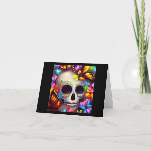 Carte Papillons du Jour des Morts 1 (Devant)