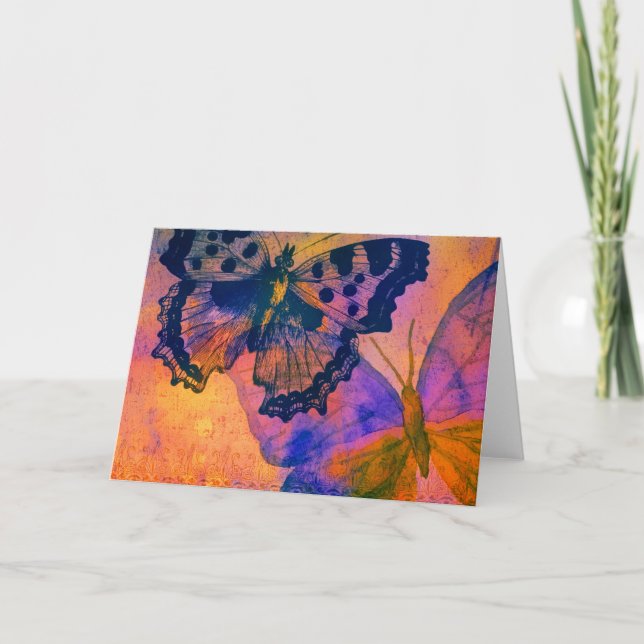 Carte Papillons peints (Devant)