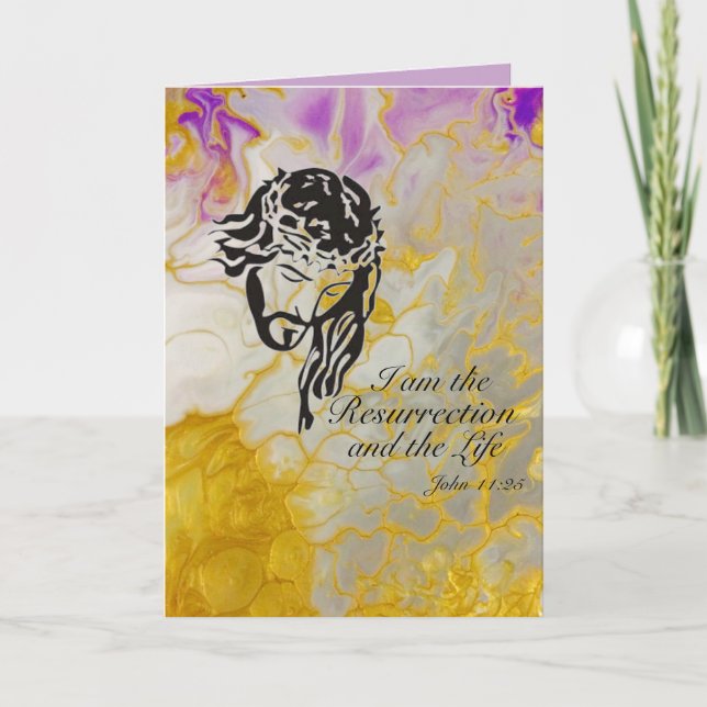 Carte Pâques Alléluia (Devant)